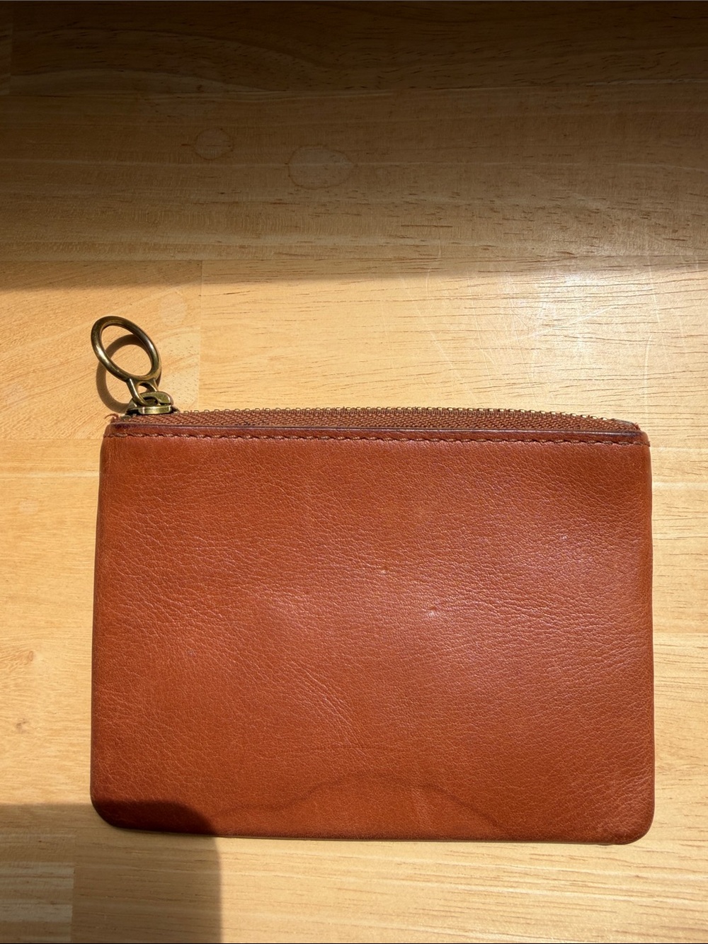 Madewell Brown Leather Key & Card Holder Pouch